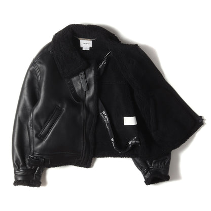 22AW B-3 シンセティックレザー ジャケット (JFW-02 / Jacket / Synthetic)