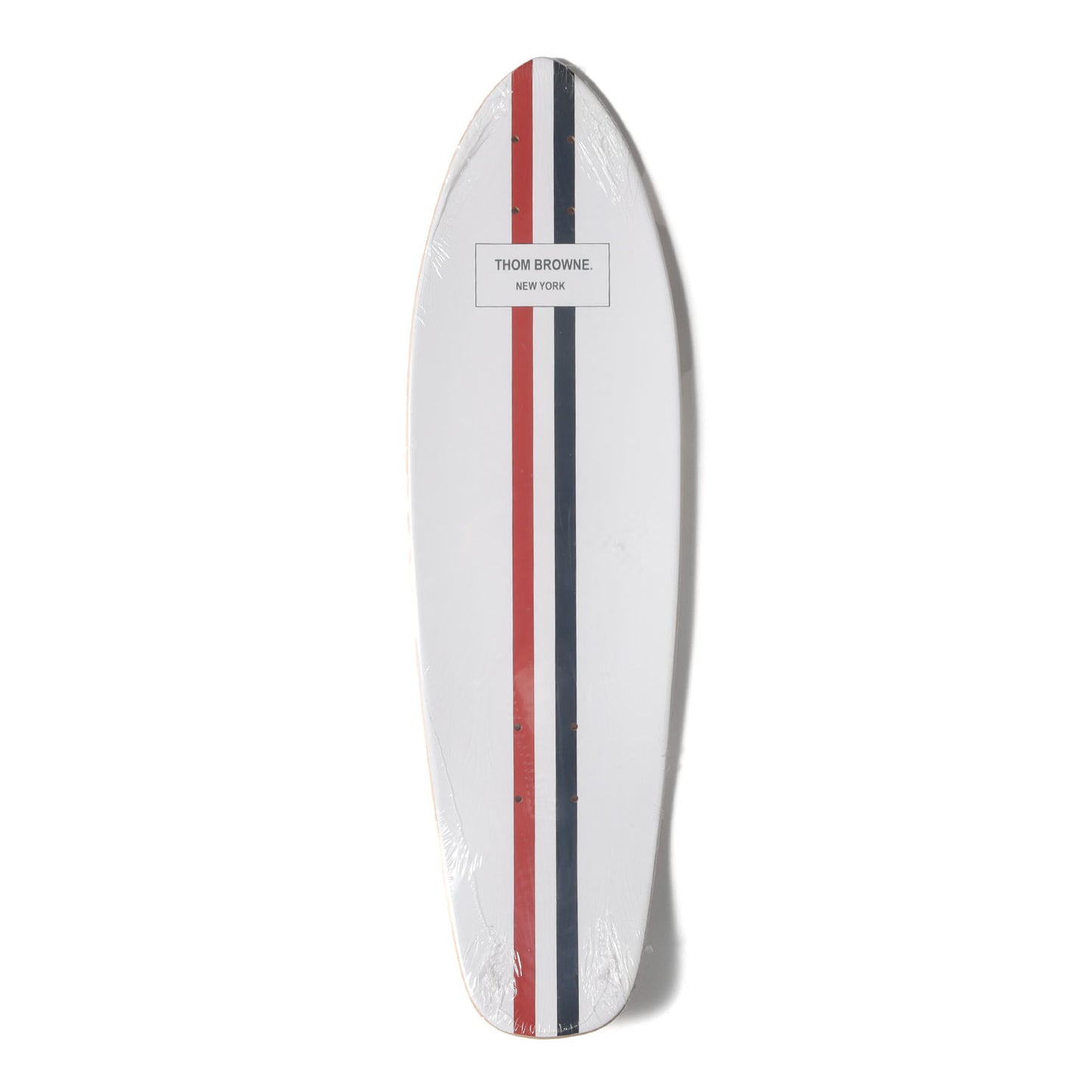シグネチャー ストライプ スケートボード ウッド デッキ (SHAPED SKATEBOARD W/RWB PRINTED STRIPE IN WOOD)