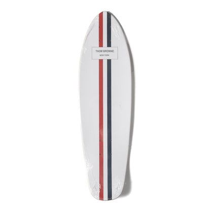 シグネチャー ストライプ スケートボード ウッド デッキ (SHAPED SKATEBOARD W/RWB PRINTED STRIPE IN WOOD)