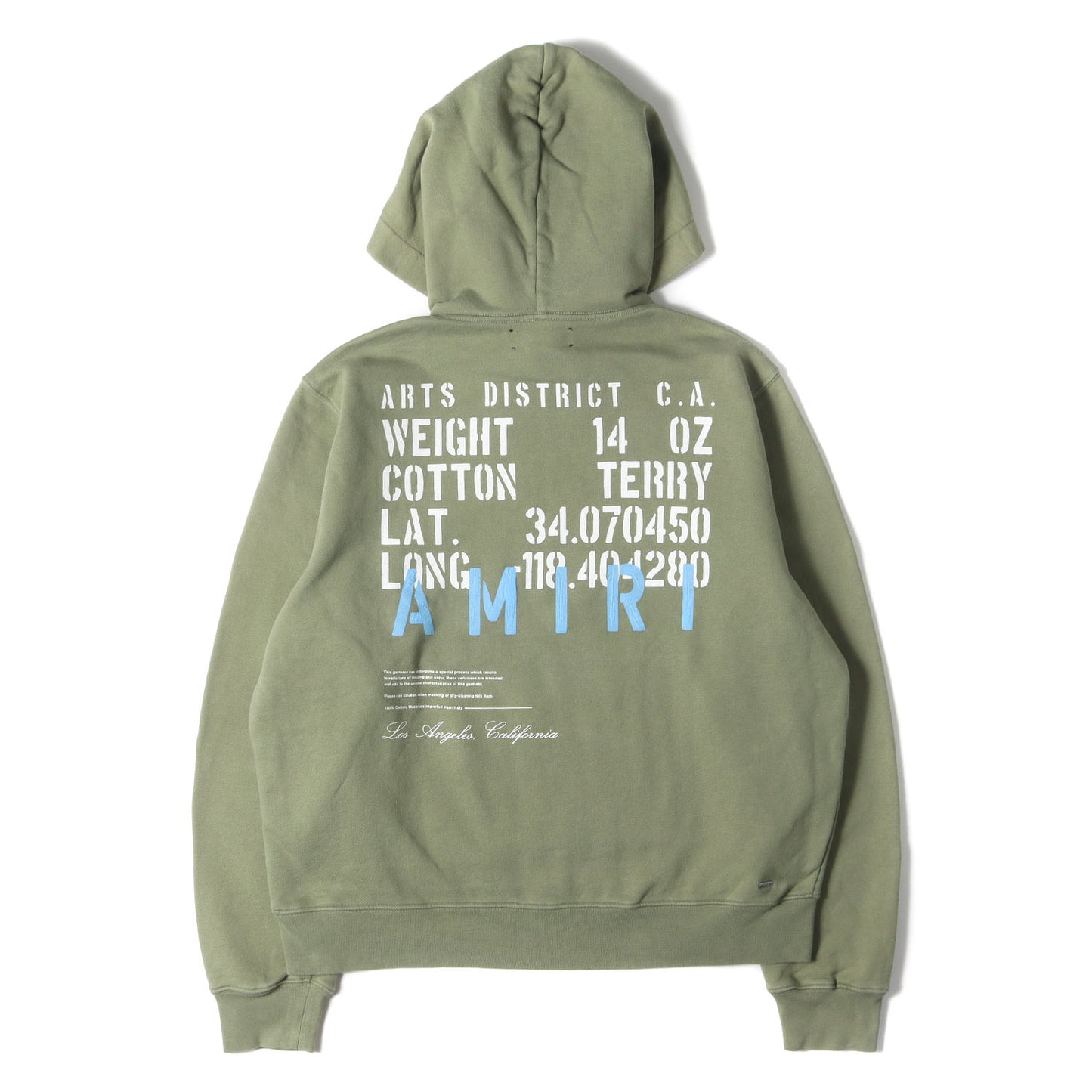 レイヤードロゴ ミリタリースペック スウェットパーカー (Khaki Military Specs Hoodie)