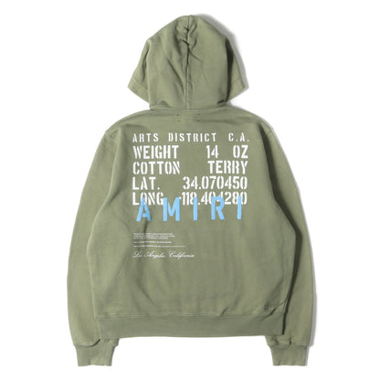 レイヤードロゴ ミリタリースペック スウェットパーカー (Khaki Military Specs Hoodie)