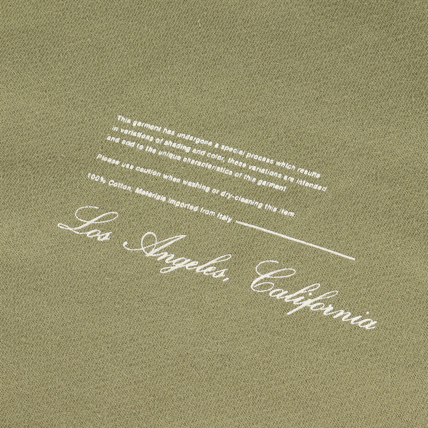 レイヤードロゴ ミリタリースペック スウェットパーカー (Khaki Military Specs Hoodie)