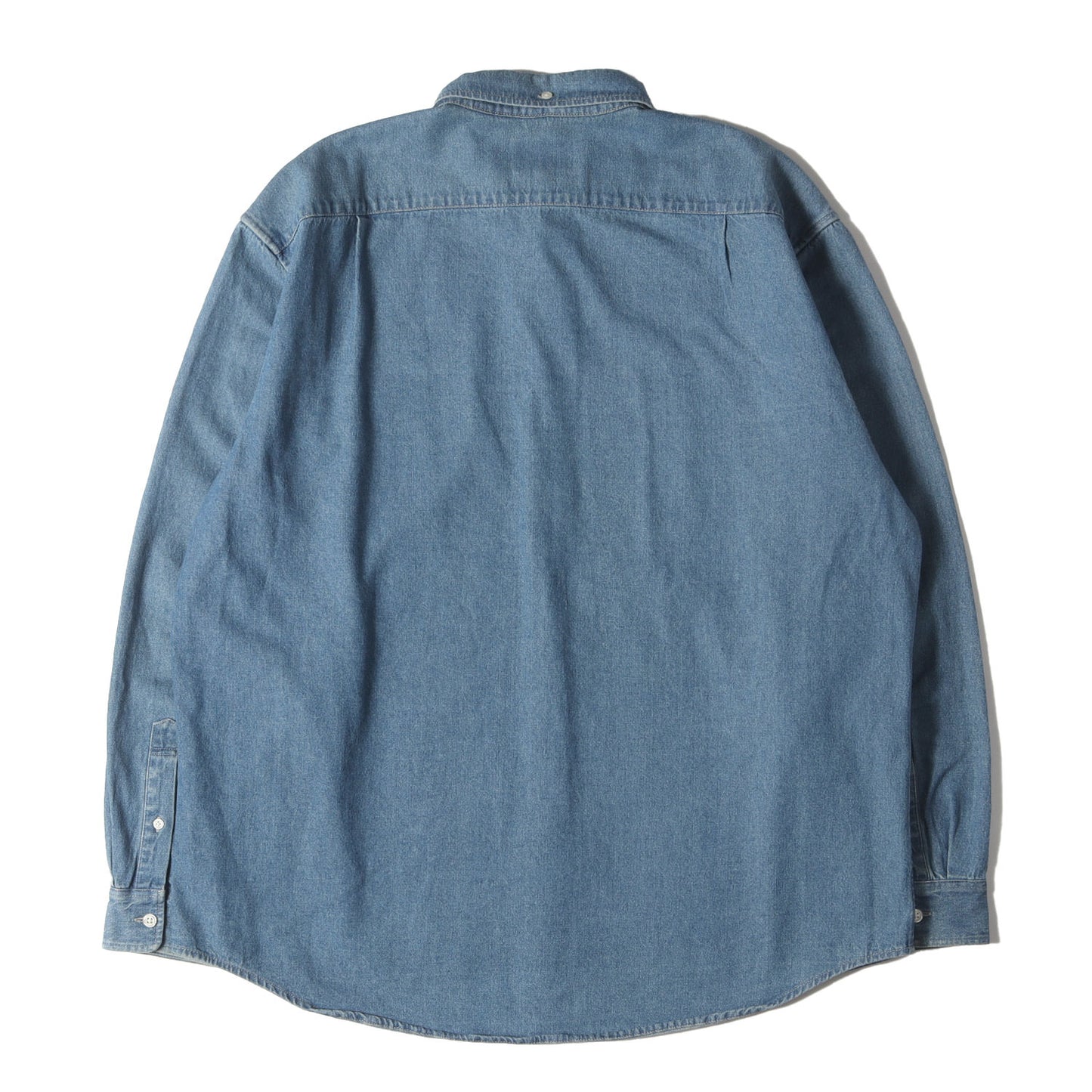 22SS SMALL BOX ロゴパッチ デニム ボタンダウン シャツ (Small Box Shirt)