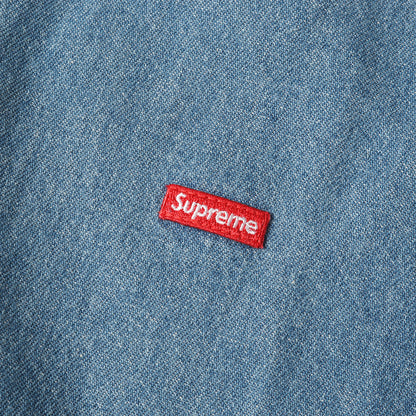 22SS SMALL BOX ロゴパッチ デニム ボタンダウン シャツ (Small Box Shirt)