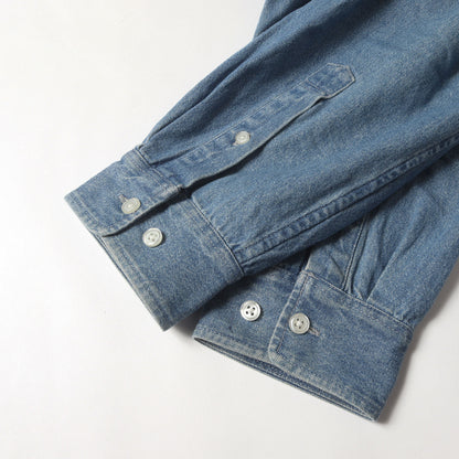 22SS SMALL BOX ロゴパッチ デニム ボタンダウン シャツ (Small Box Shirt)