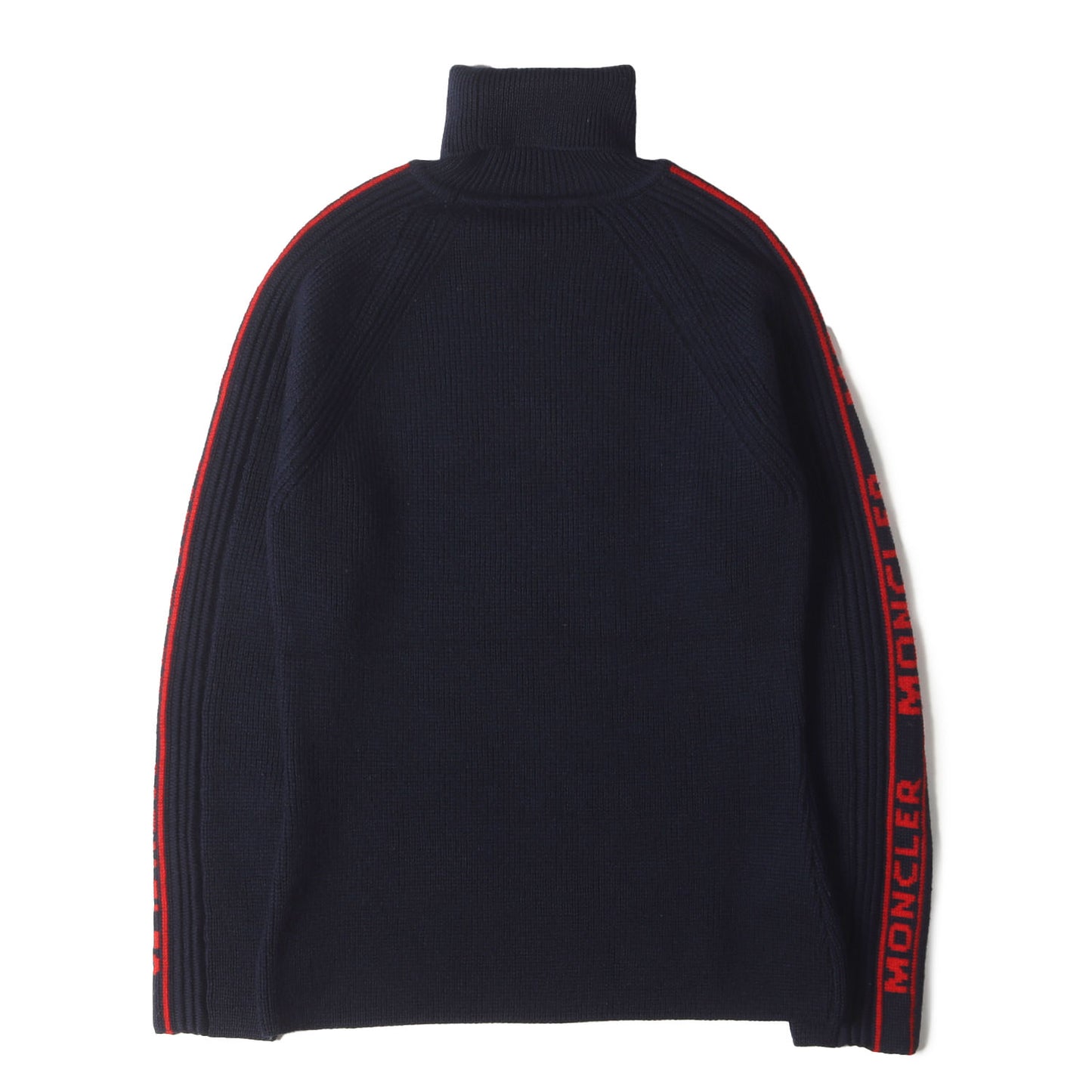 アームロゴ タートルネック ラグラン ウール ニット (MAGLIONE)