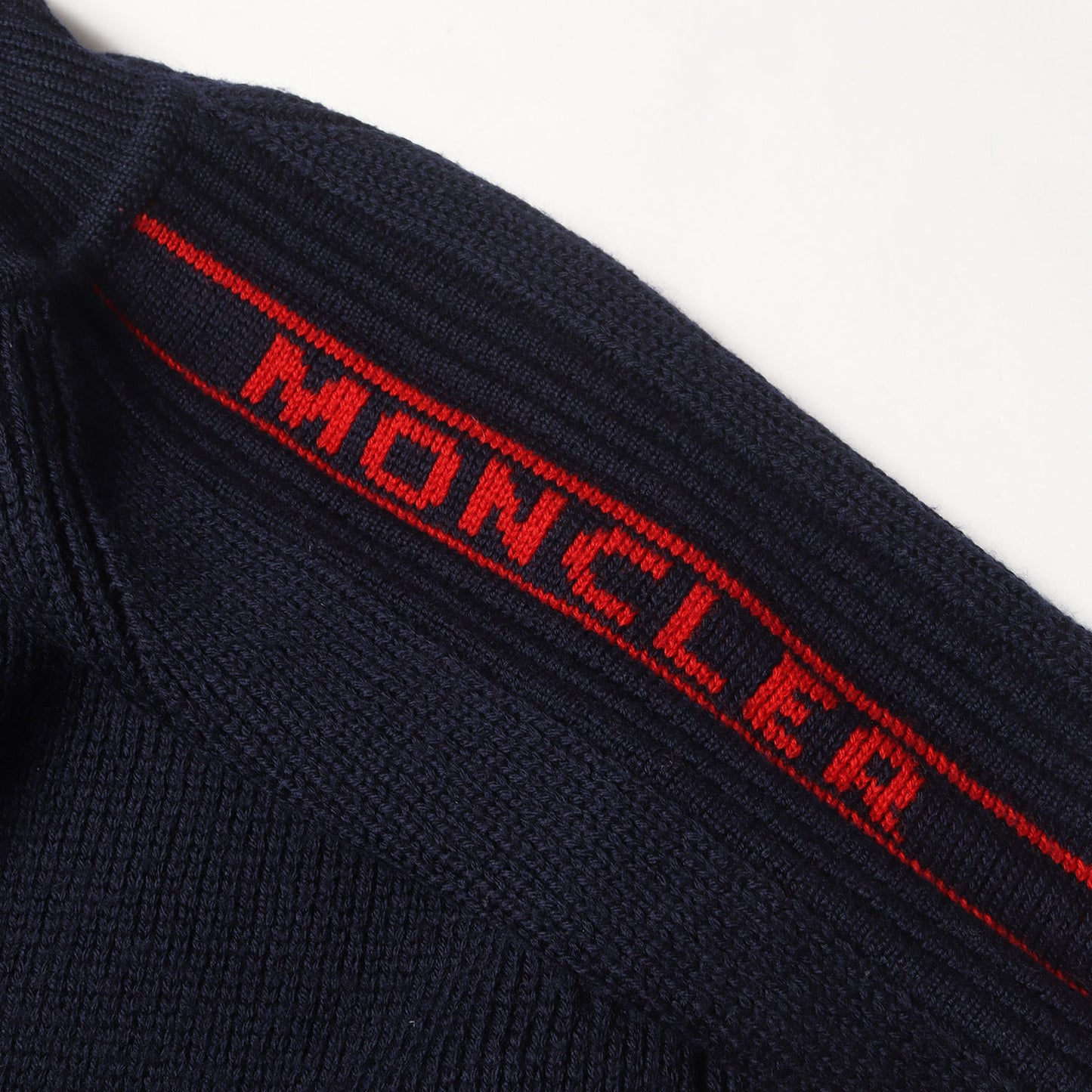 アームロゴ タートルネック ラグラン ウール ニット (MAGLIONE)