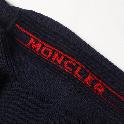アームロゴ タートルネック ラグラン ウール ニット (MAGLIONE)