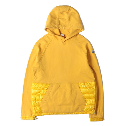 ナイロンダウン切替 サイドジップ スウェットパーカー (MAGLIA)