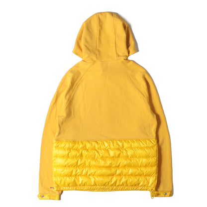 ナイロンダウン切替 サイドジップ スウェットパーカー (MAGLIA)