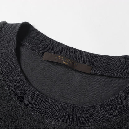 LVロゴ刺繍 ショートパイル クルーネック スウェット (RM161M JVT H9Y25W)
