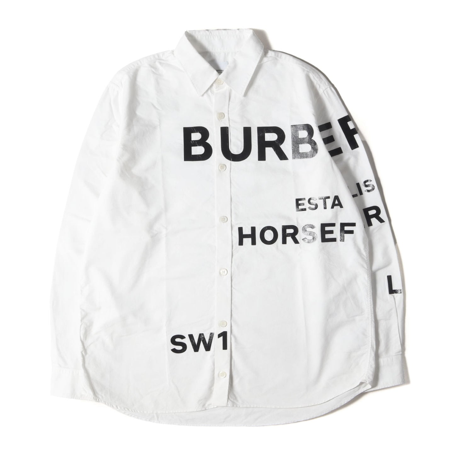 ティッシ期 ホースフェリー オックスフォードコットン ボタンシャツ (HORSEFERRY L/S SHIRT)