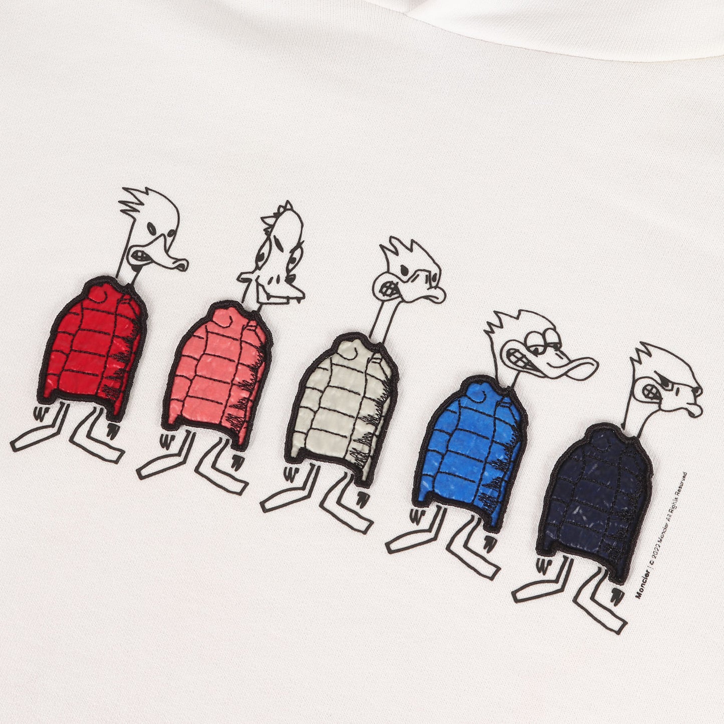 コミックダック ナイロンパッチ スウェットパーカー (HOODIE)