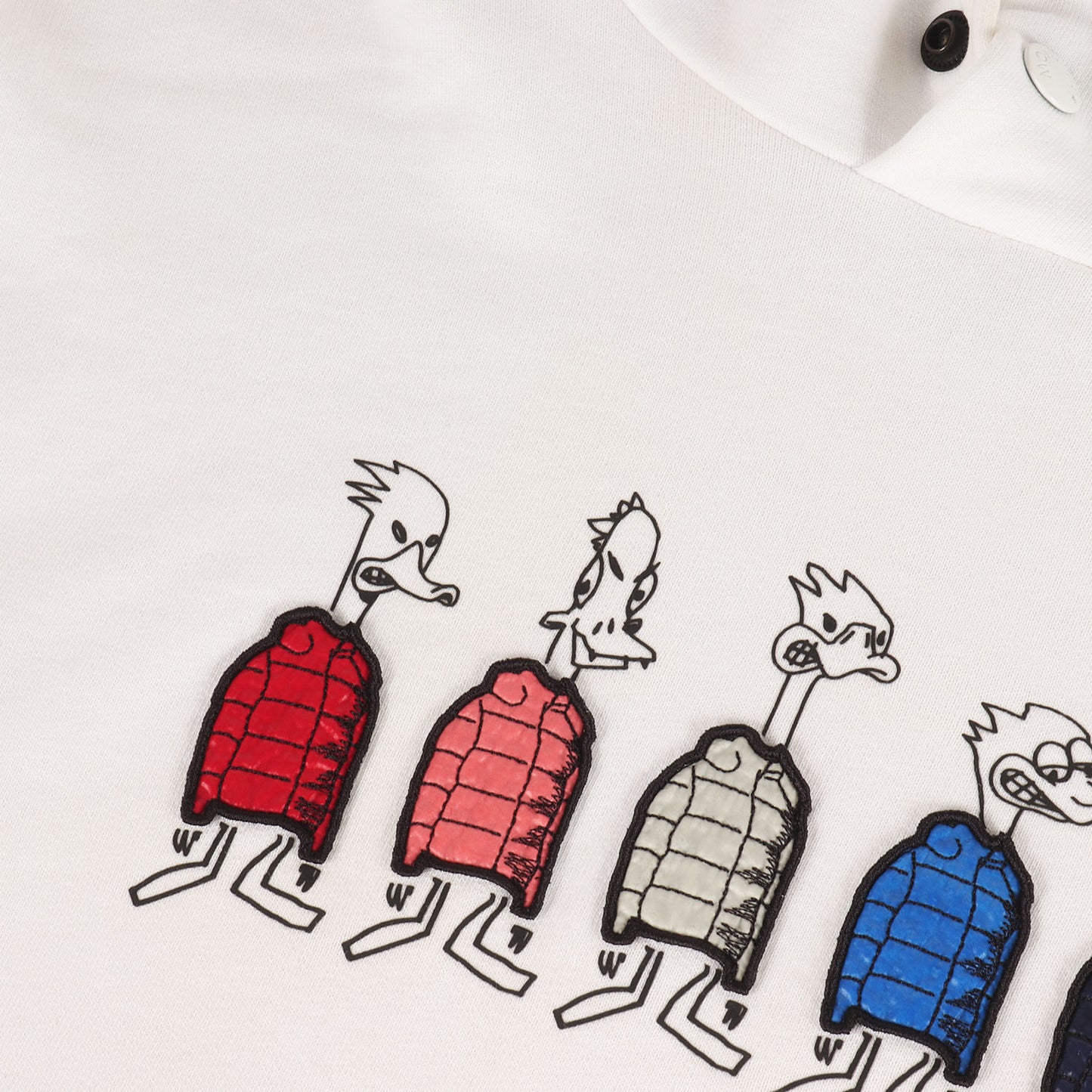 コミックダック ナイロンパッチ スウェットパーカー (HOODIE)