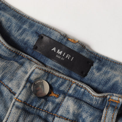 ヴィンテージ加工 カーゴポケット フレア ストレッチ デニム パンツ (CARGO FLARE JEAN)