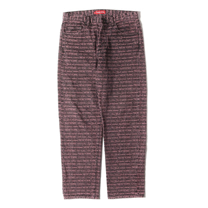 22AW 総柄 ジャカード デニムパンツ (Multi Type Jacquard Regular Jean)