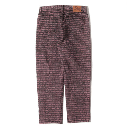 22AW 総柄 ジャカード デニムパンツ (Multi Type Jacquard Regular Jean)