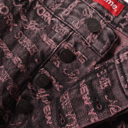 22AW 総柄 ジャカード デニムパンツ (Multi Type Jacquard Regular Jean)