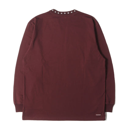 スターマーク リブ刺繍 ロングスリーブ Tシャツ (L/S RIBBED EMBROIDERED)