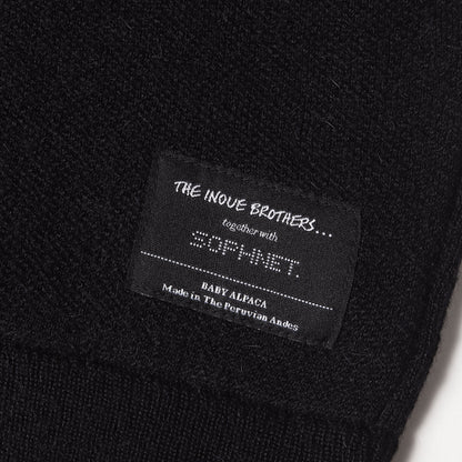 ×THE INOUE BROTHERS モックネック アルパカ ニット (THE INOUE BROTHERS... MOCK NECK KNIT)