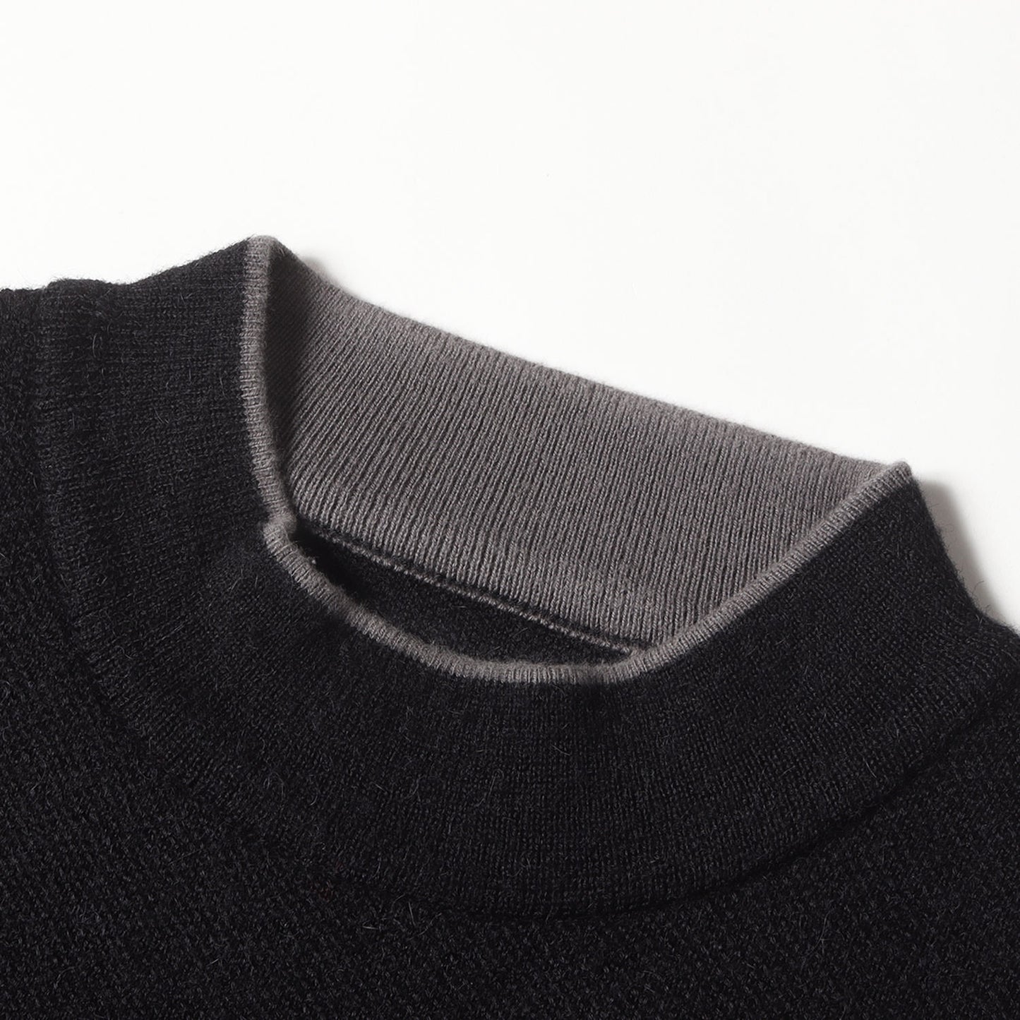×THE INOUE BROTHERS モックネック アルパカ ニット (THE INOUE BROTHERS... MOCK NECK KNIT)