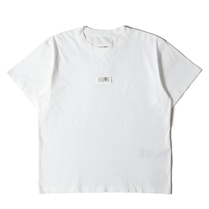 25SS カレンダータグ オーバーサイズ クルーネック Tシャツ / MM6 エムエムシックス