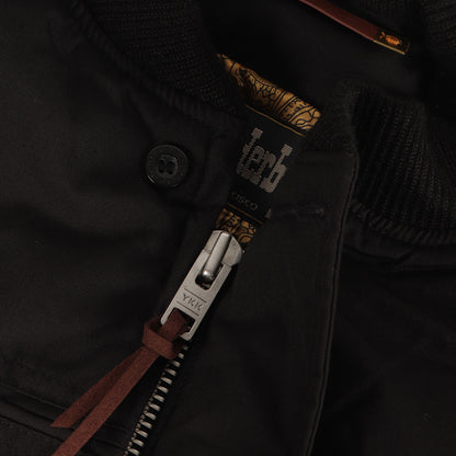 [著名人着用] ゴールドペイズリー ポリコットン ダービー ジャケット (DERBY JACKET 300 Classic Black / Gold)