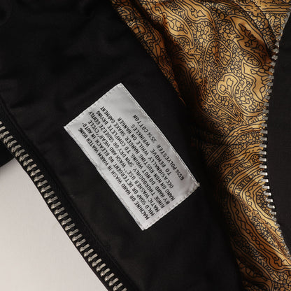 [著名人着用] ゴールドペイズリー ポリコットン ダービー ジャケット (DERBY JACKET 300 Classic Black / Gold)