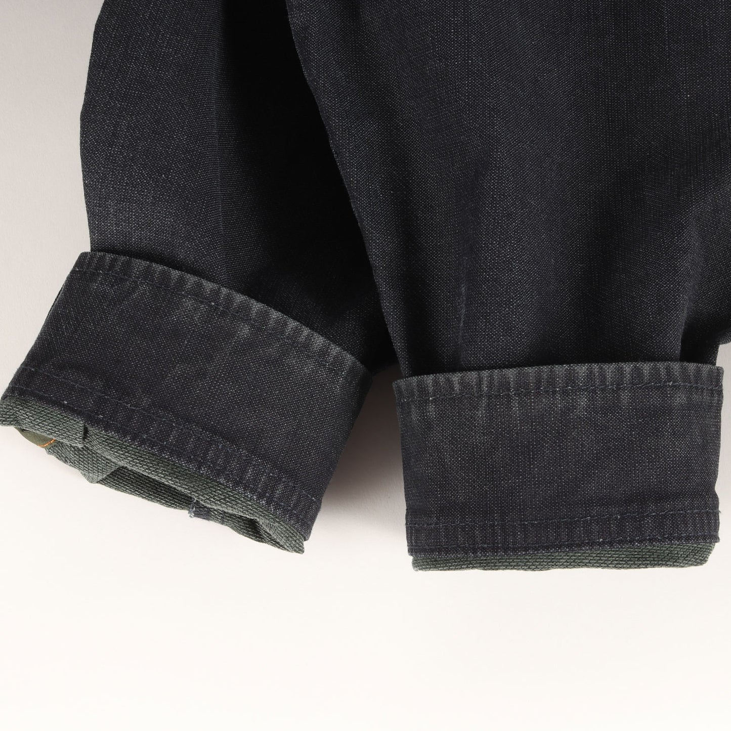 フード付き ナイロン切替 デニム ボタン オーバー シャツ ジャケット (D-SIMILAR-NE JACKET)