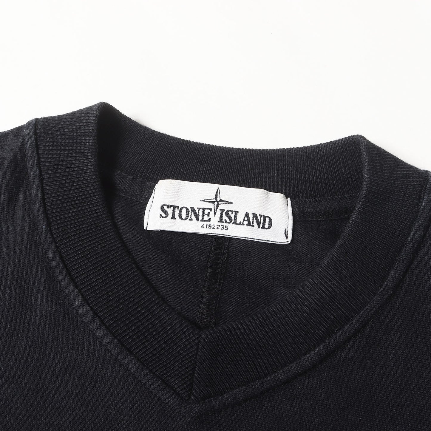 コンパスロゴワッペン付き Vネック フットボール ロングスリーブTシャツ 591520340