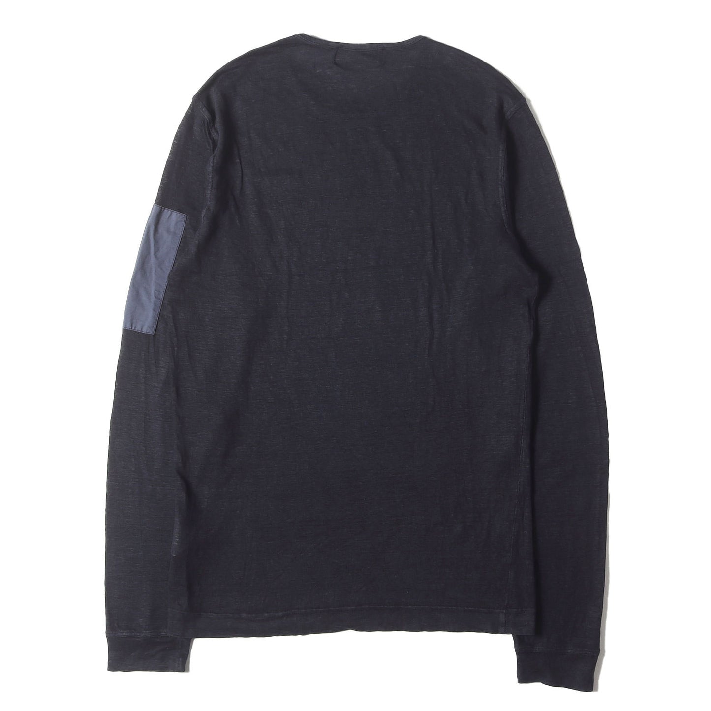 製品染め コンパスロゴパッチ リネン ロングスリーブTシャツ 581523364