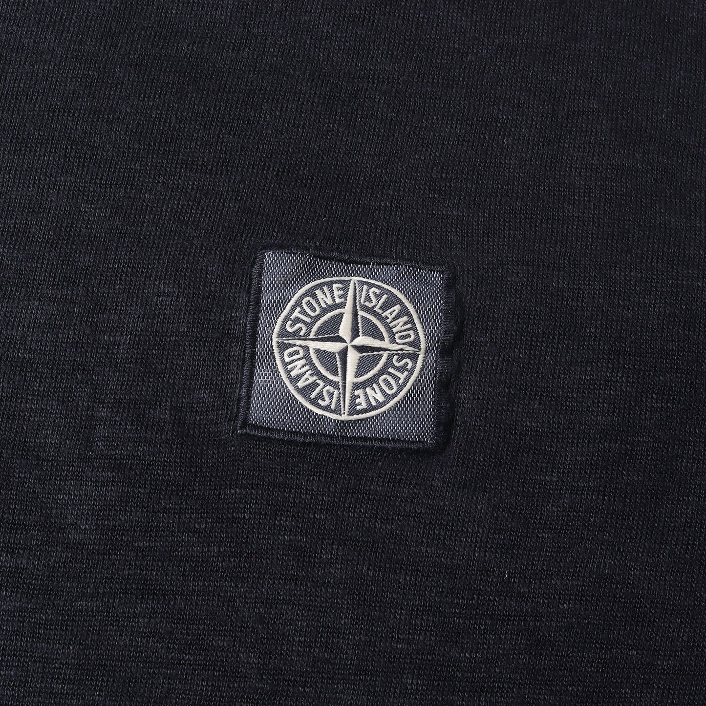 製品染め コンパスロゴパッチ リネン ロングスリーブTシャツ 581523364