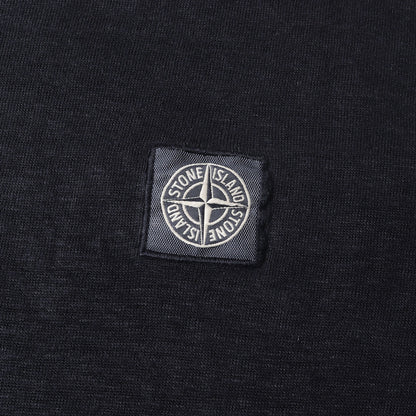 製品染め コンパスロゴパッチ リネン ロングスリーブTシャツ 581523364