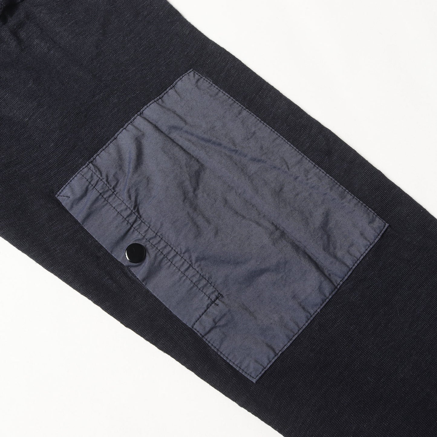 製品染め コンパスロゴパッチ リネン ロングスリーブTシャツ 581523364