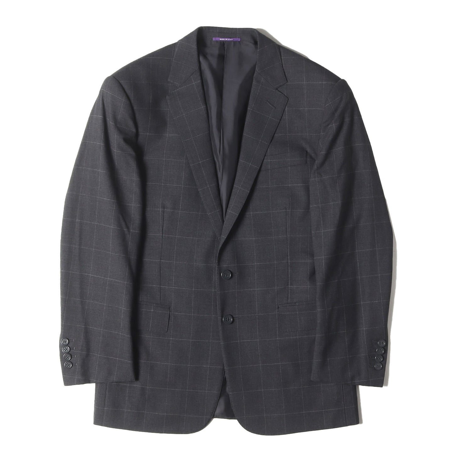 [PURPLE LABEL] ピンチェック ウール 2B テーラードジャケット イタリア製