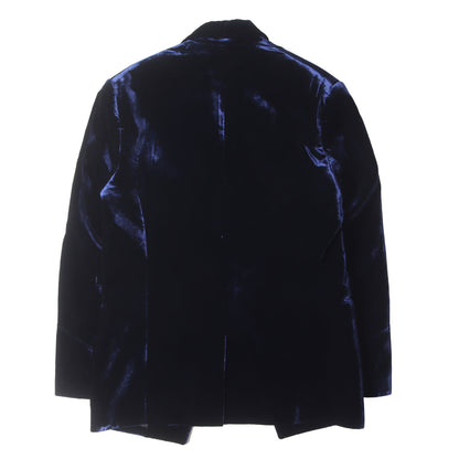 裏地モノグラム ベルベット ショールカラー 金ボタン 1B ジャケット (Velvet Monogram Lined Blazer)