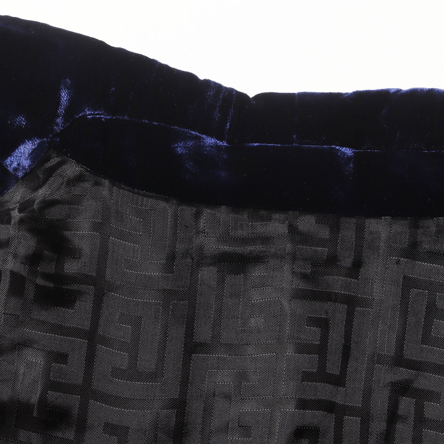 裏地モノグラム ベルベット ショールカラー 金ボタン 1B ジャケット (Velvet Monogram Lined Blazer)