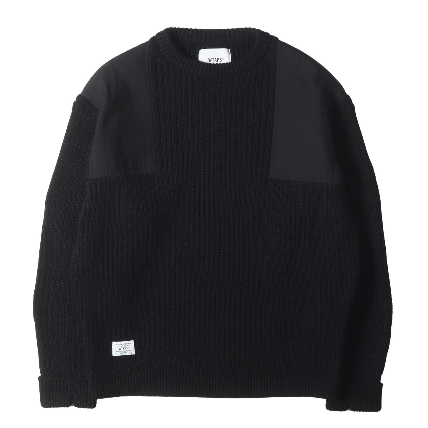 22AW パッチ付き オーバーサイズ コマンダー ニット (COMMANDAR / SWEATER / POLY)