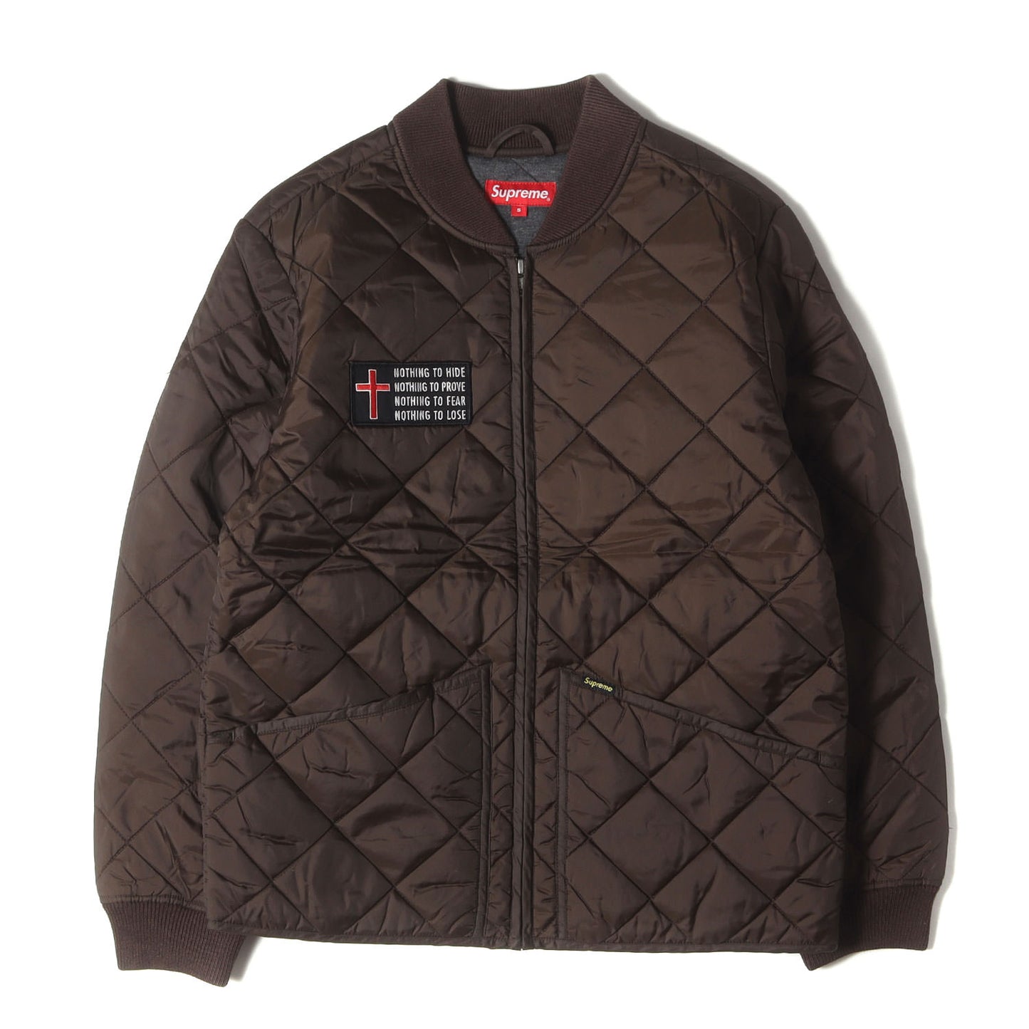 14AW キルティング ナイロン フルジップ ワークジャケット (Nothing Tohide Quilted Work Jacket)