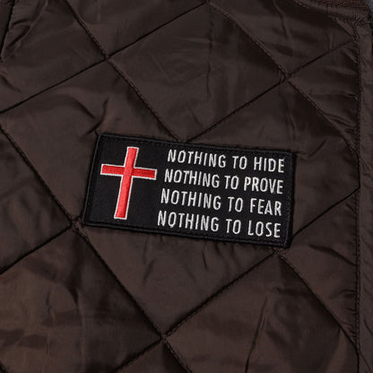 14AW キルティング ナイロン フルジップ ワークジャケット (Nothing Tohide Quilted Work Jacket)
