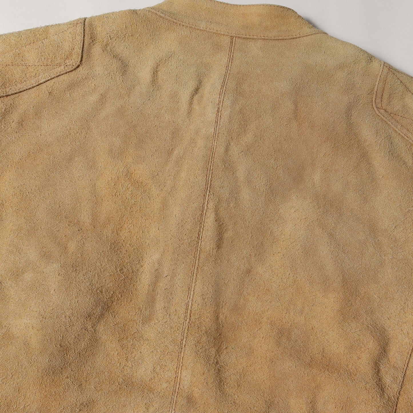 ヴィンテージカスタム スウェードレザー フルジップ バイカージャケット (L-INK GIACCA)