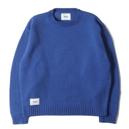 24AW ロゴ刺繍 オーバーサイズ クルーネック ニット (SIGN / SWEATER / POLY)