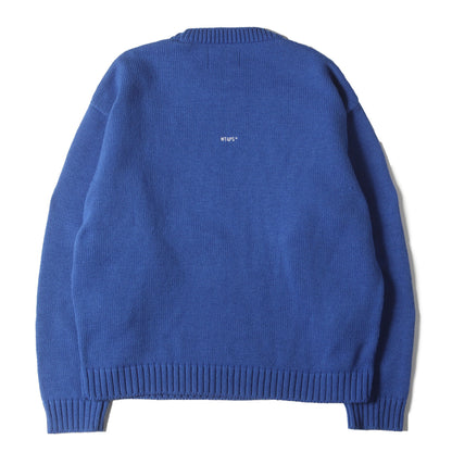 24AW ロゴ刺繍 オーバーサイズ クルーネック ニット (SIGN / SWEATER / POLY)