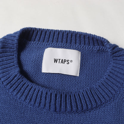 24AW ロゴ刺繍 オーバーサイズ クルーネック ニット (SIGN / SWEATER / POLY)