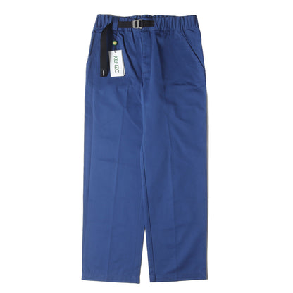 ストレートレッグ コットンツイル ベルテッド パンツ (STRAIGHT LEG BELTED PANT)