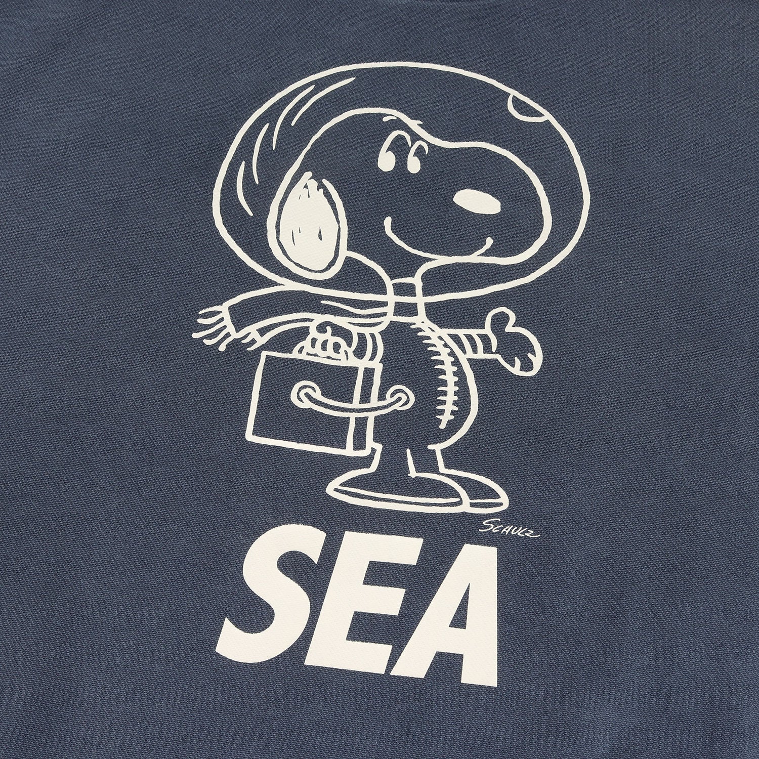 25AW ×SMOOTHY / PEANUTS ピグメント加工 スヌーピー クルーネック