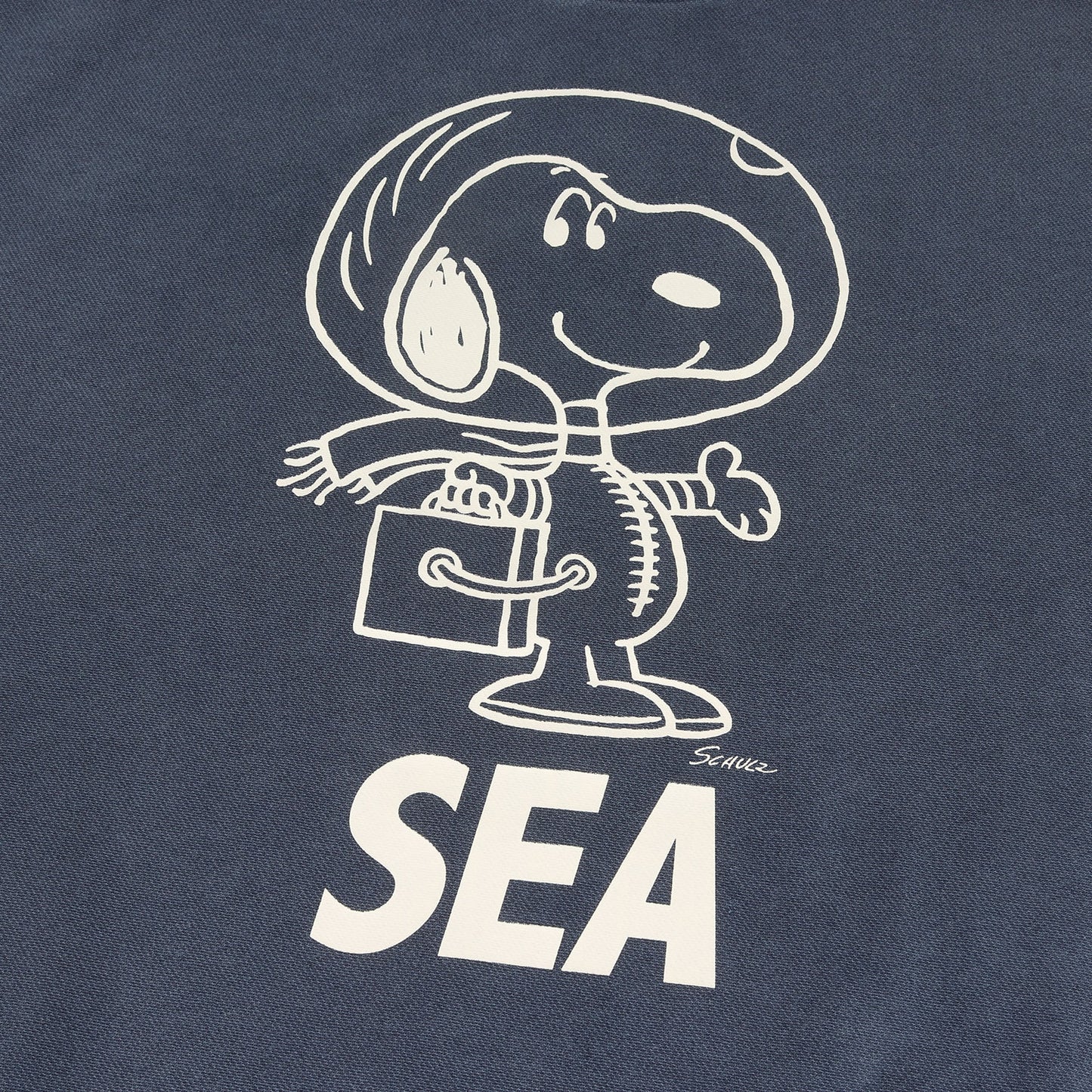 25AW ×SMOOTHY / PEANUTS ピグメント加工 スヌーピー クルーネック スウェット (SMOOTHY×WDS Snoopy Pigment Crewneck Sweatshirt)