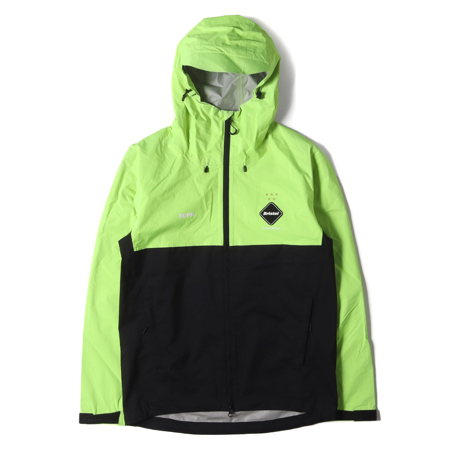 バックロゴ ツートーン ナイロン レインジャケット (RAIN JACKET)