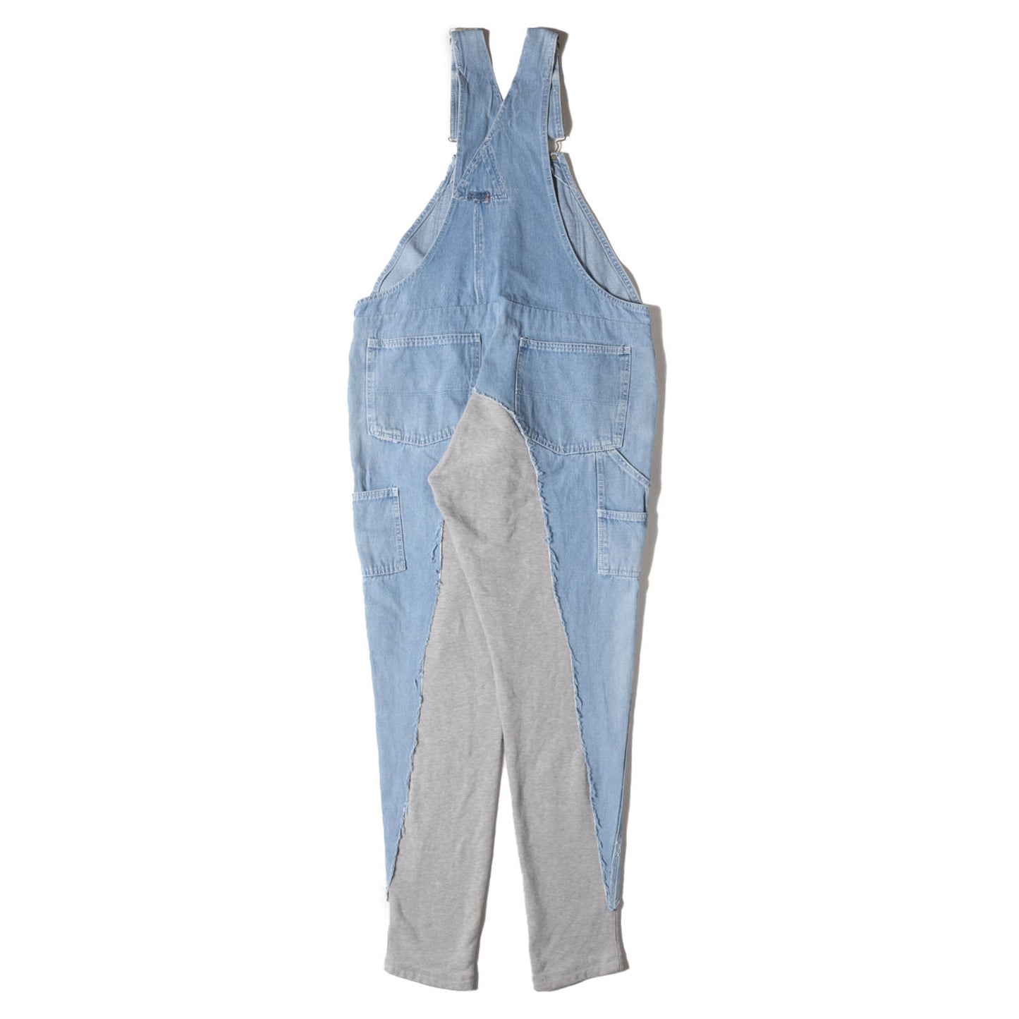 [80s BIG SMITH使用] ヴィンテージ カスタム デニム オーバーオール (Sample Hybrid Denim Overall 50/50 Fragment)