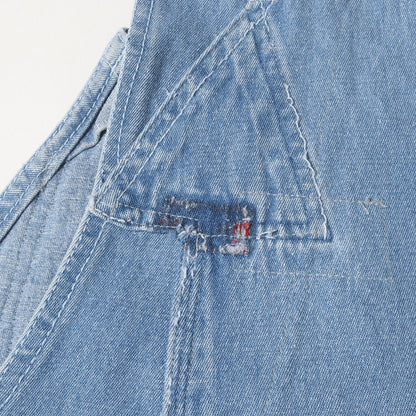 [80s BIG SMITH使用] ヴィンテージ カスタム デニム オーバーオール (Sample Hybrid Denim Overall 50/50 Fragment)